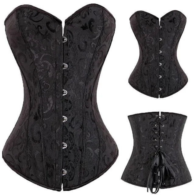 Sexy Overbust Corset – 10 Designs - 9 Sizes