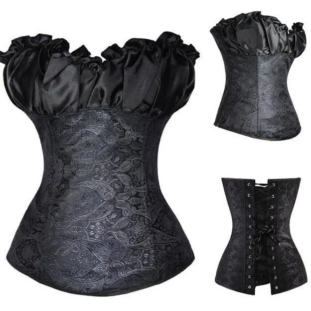 Sexy Overbust Corset – 10 Designs - 9 Sizes