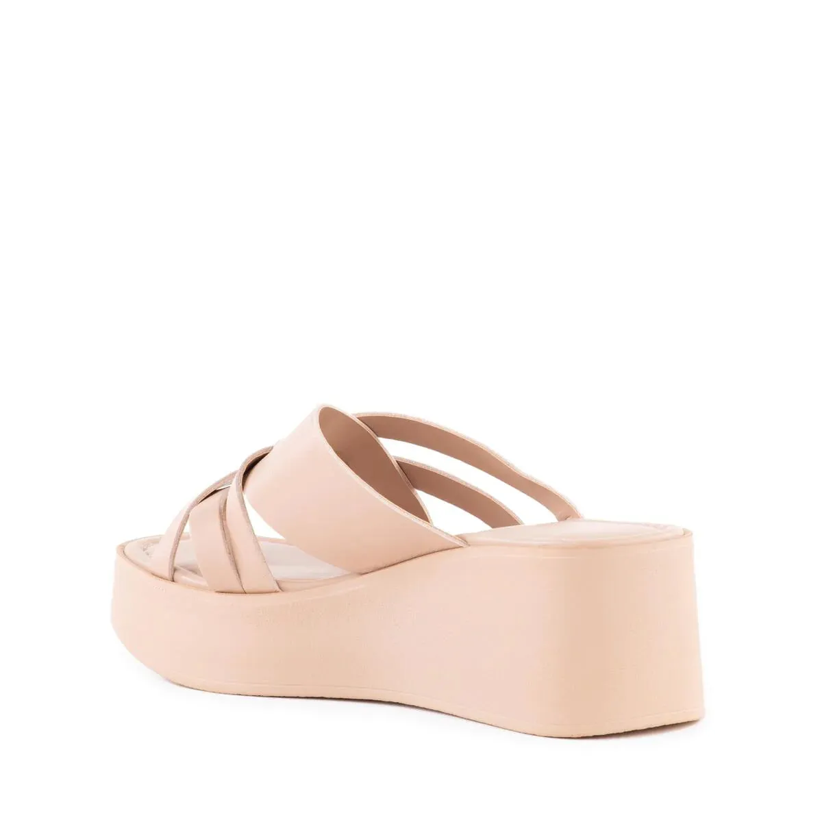 SEYCHELLES ROCK STEADY SANDAL - BLUSH LEATHER