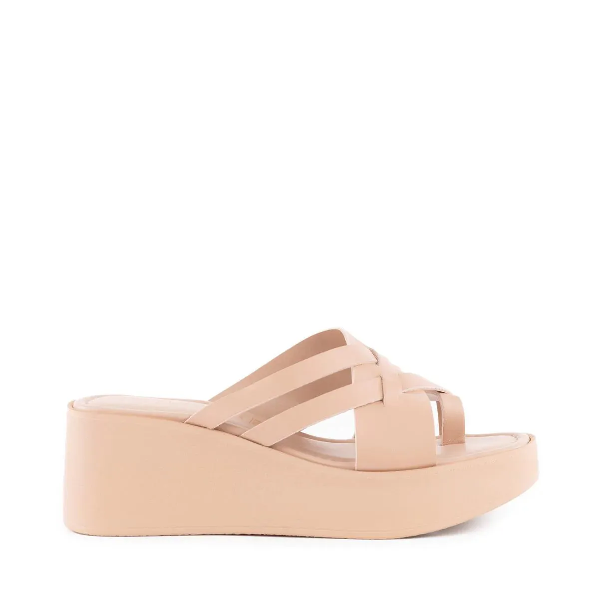 SEYCHELLES ROCK STEADY SANDAL - BLUSH LEATHER