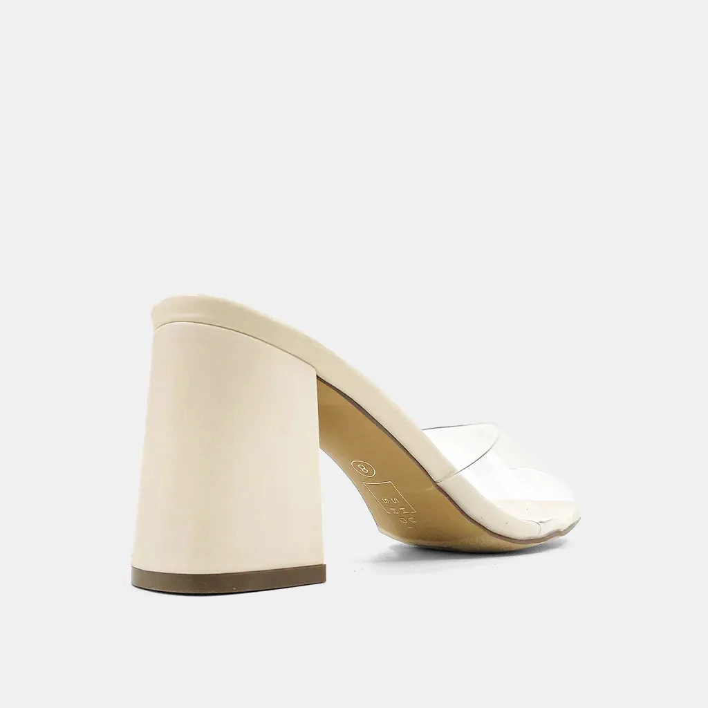 SHUSHOP GLORIA MULE - BONE