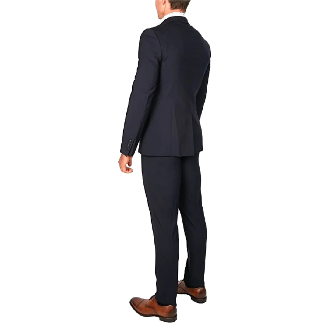 SIMON CARTER MEN'S STRATCH SUITS JACKET NAVY