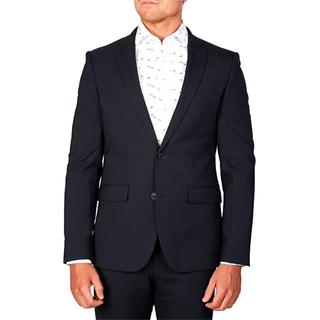 SIMON CARTER MEN'S STRATCH SUITS JACKET NAVY