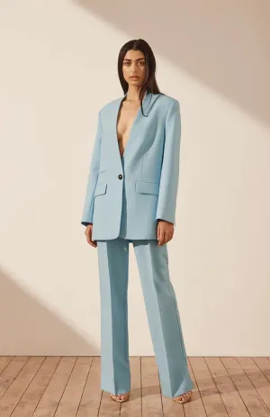 Sky Luxe Blazer Set | Sky Blue Blazer Set