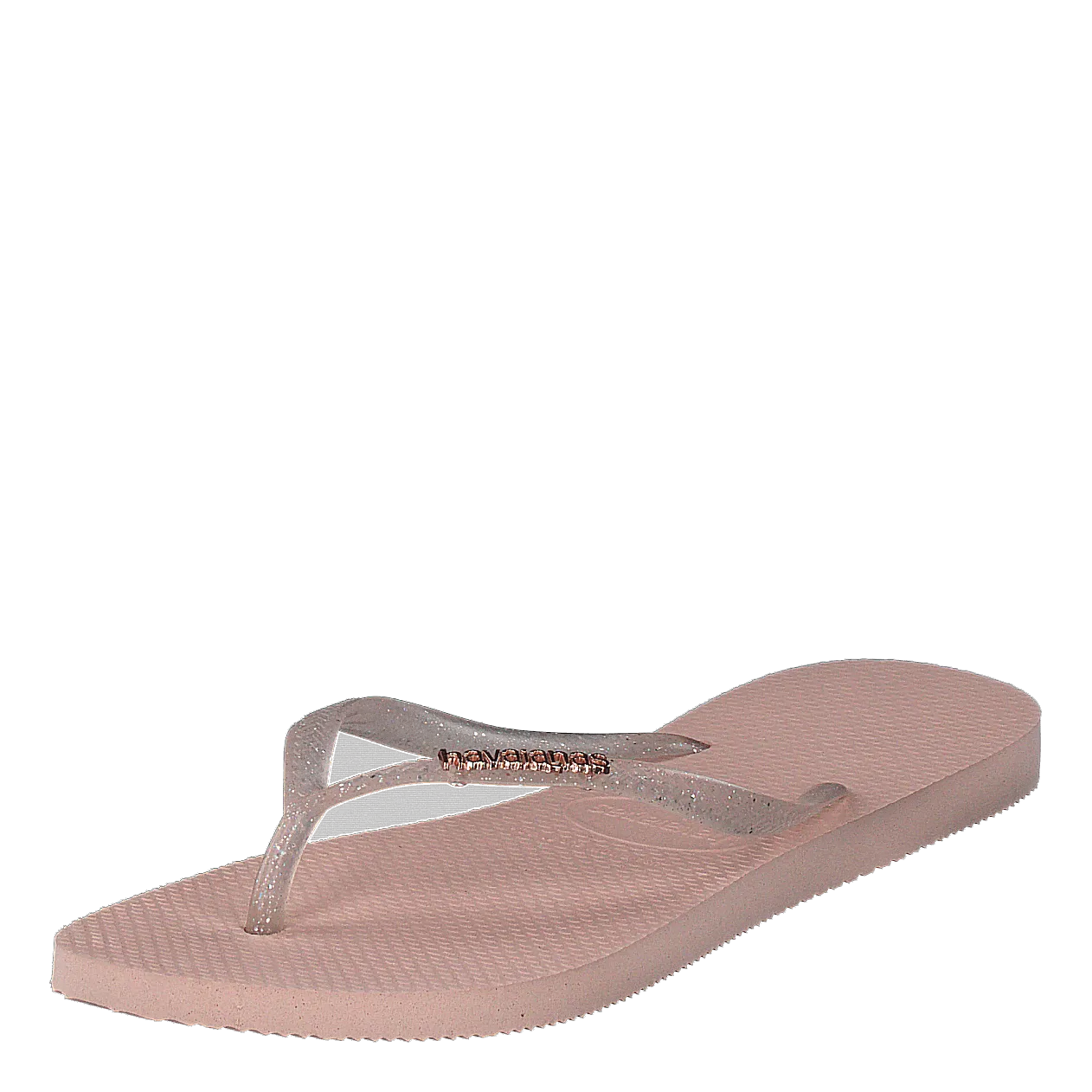Slim Logo Metallic Ballet Rose