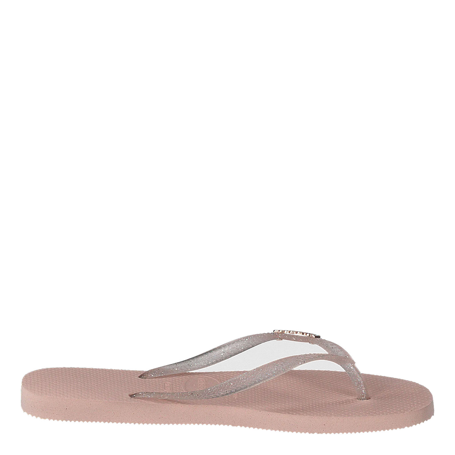 Slim Logo Metallic Ballet Rose