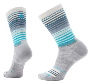 Smartwool Everyday Stitch Stripe Crew Light Grey