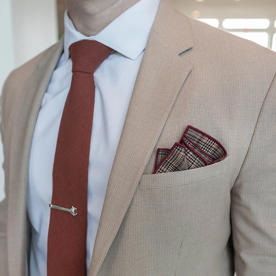 Solid Cinnamon Tie