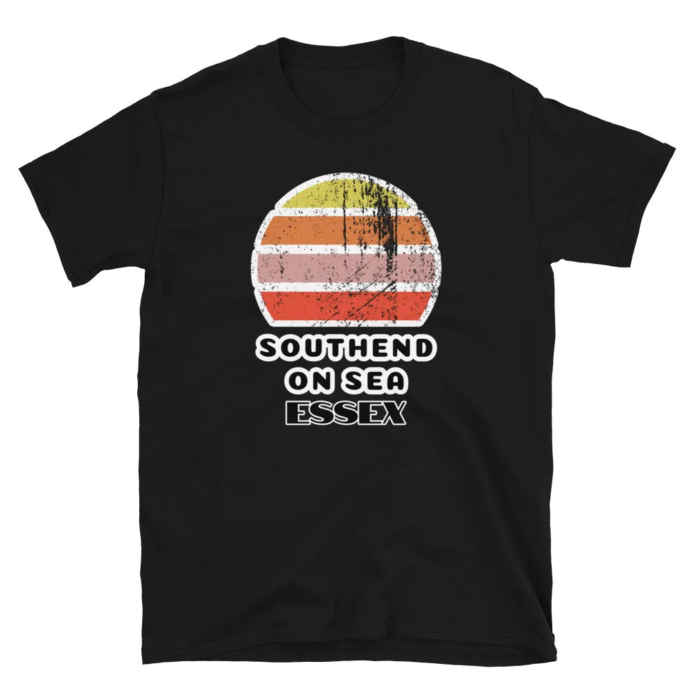 Southend-on-Sea Essex Vintage Sunset T-Shirt