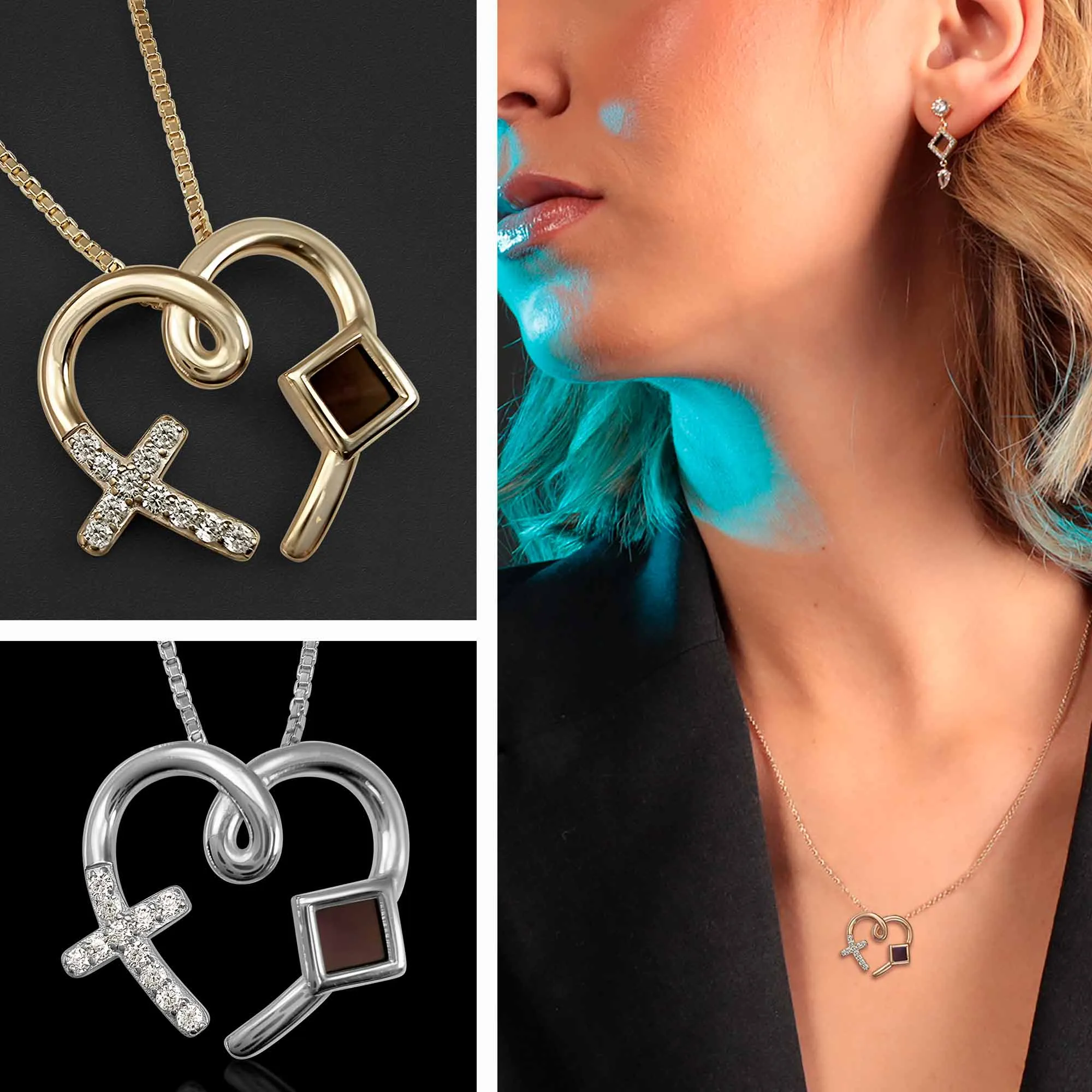 St Valentine Jewellery With New Testament - Love Cross Pendant