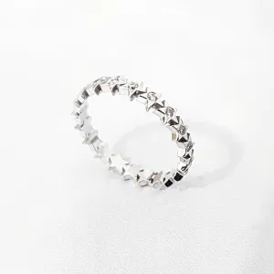 Star Diamond Wedding Ring