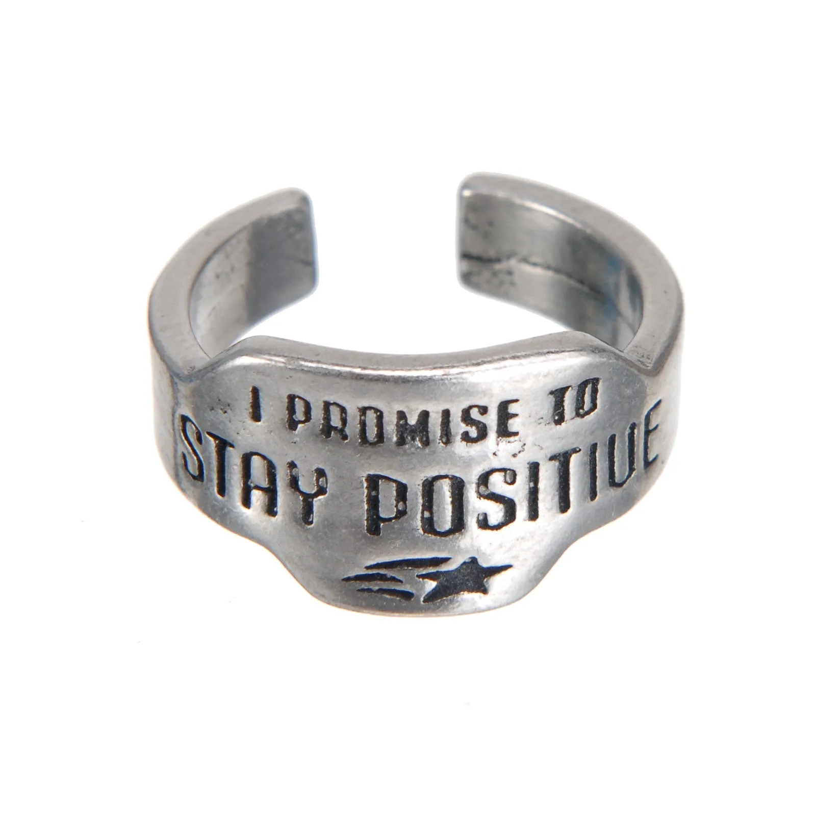 Stay Positive Promise Ring