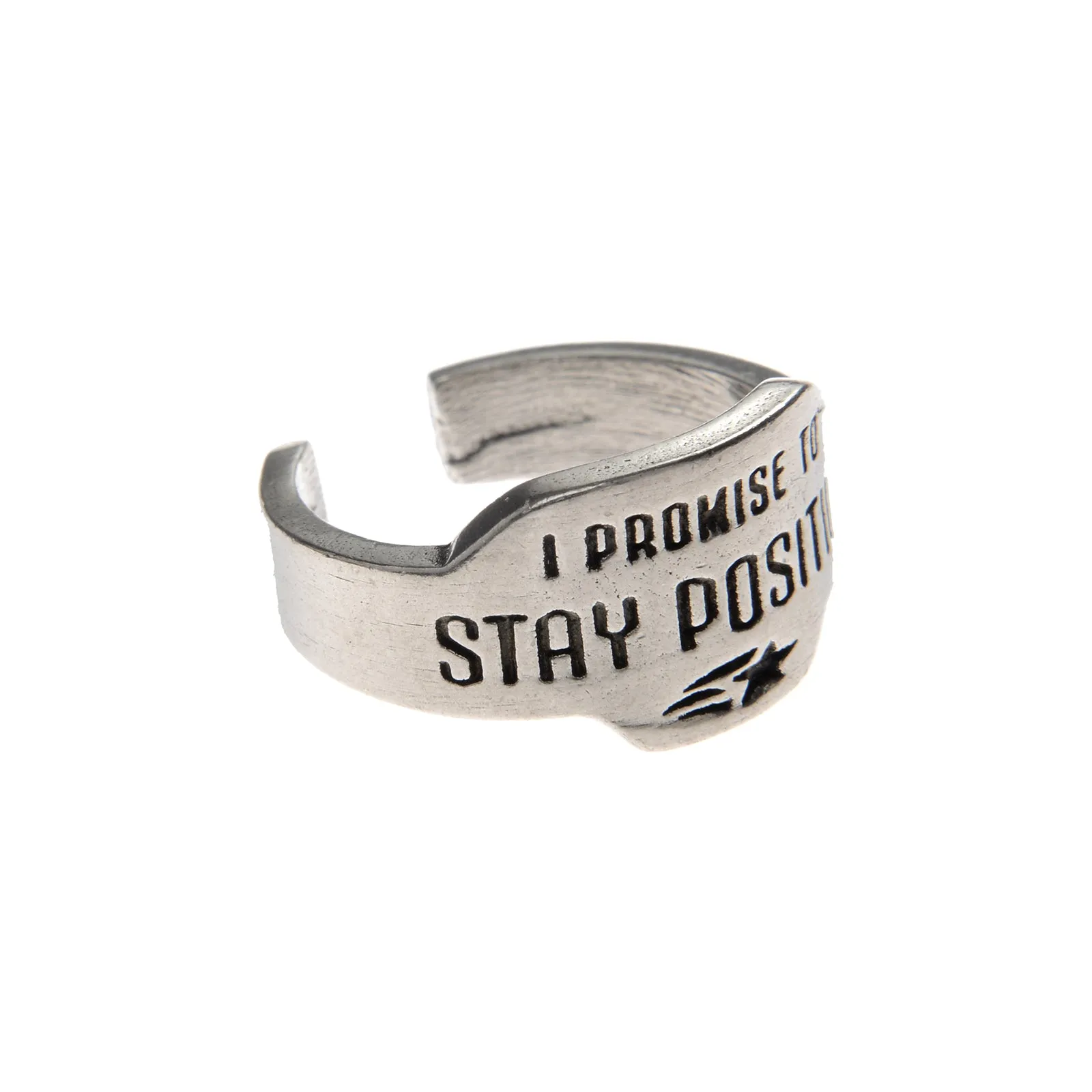 Stay Positive Promise Ring