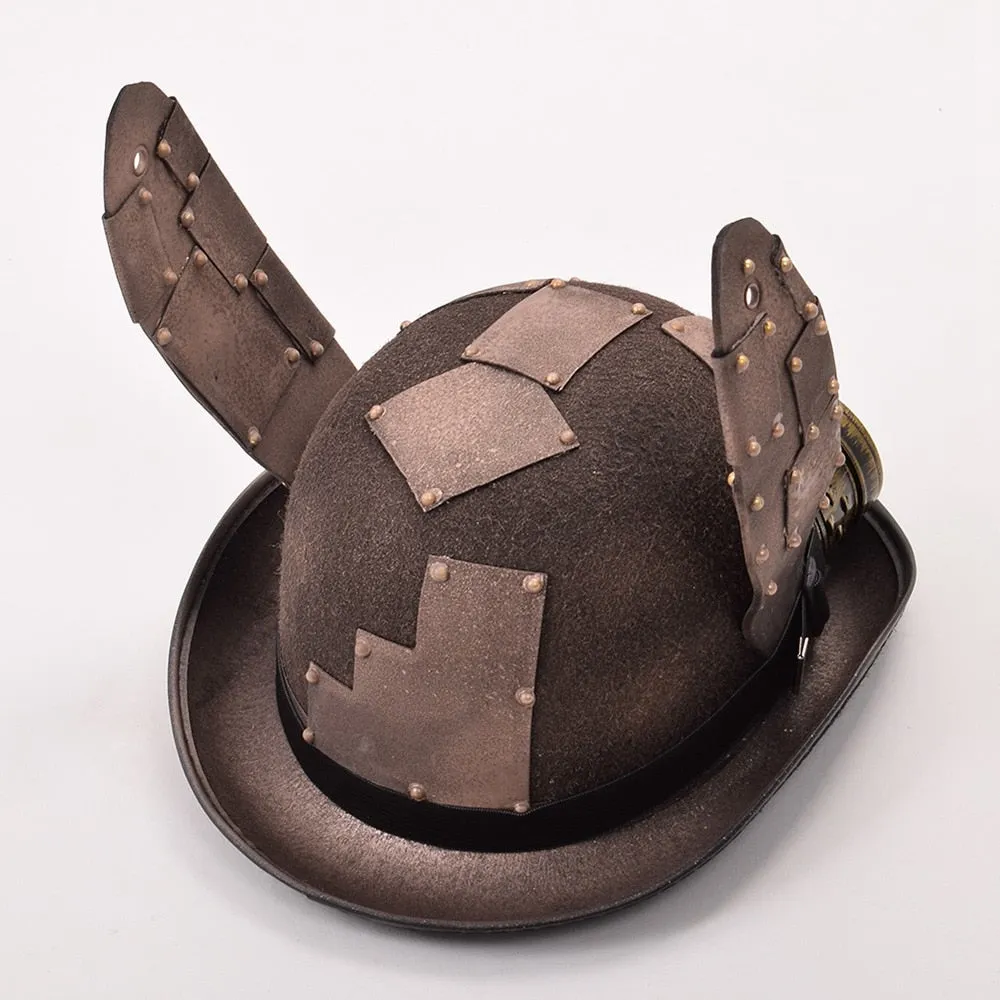 Steam Punk Hat with Retro Rabbit Ears