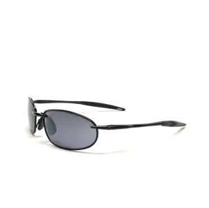 //Style 005// True Vintage 90s Y2k Wraparound Frame Sunglasses - Black