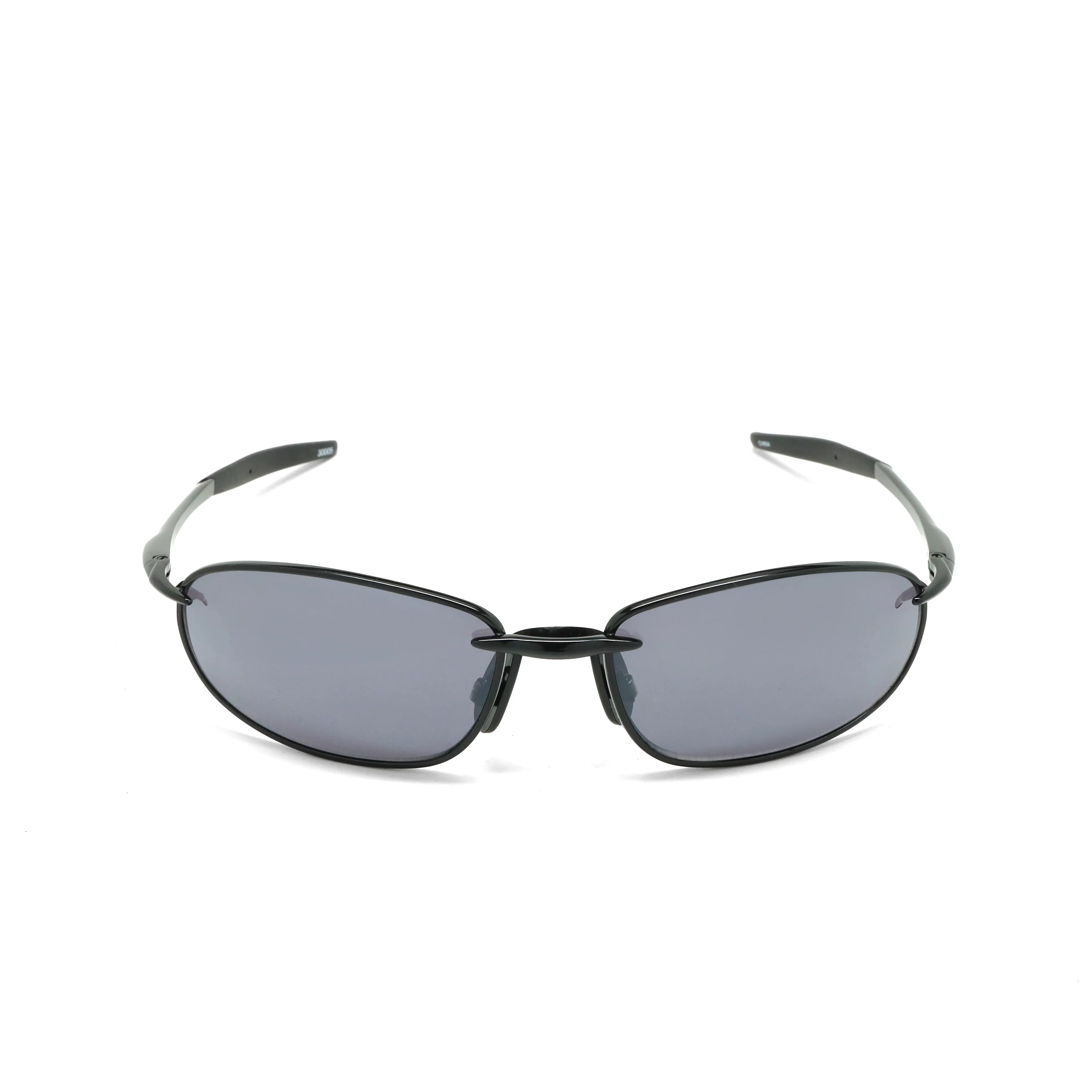 //Style 005// True Vintage 90s Y2k Wraparound Frame Sunglasses - Black