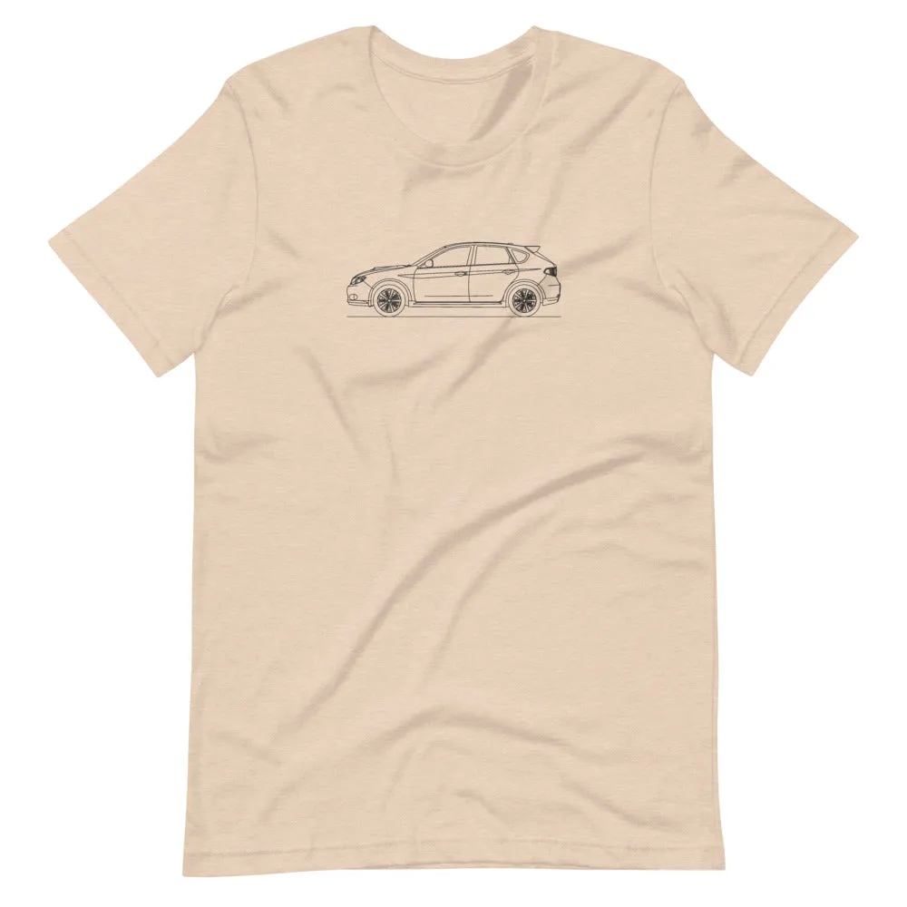 Subaru Impreza WRX Hatchback Outline T-shirt