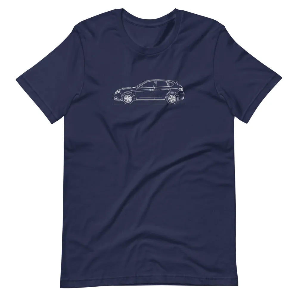 Subaru Impreza WRX Hatchback Outline T-shirt