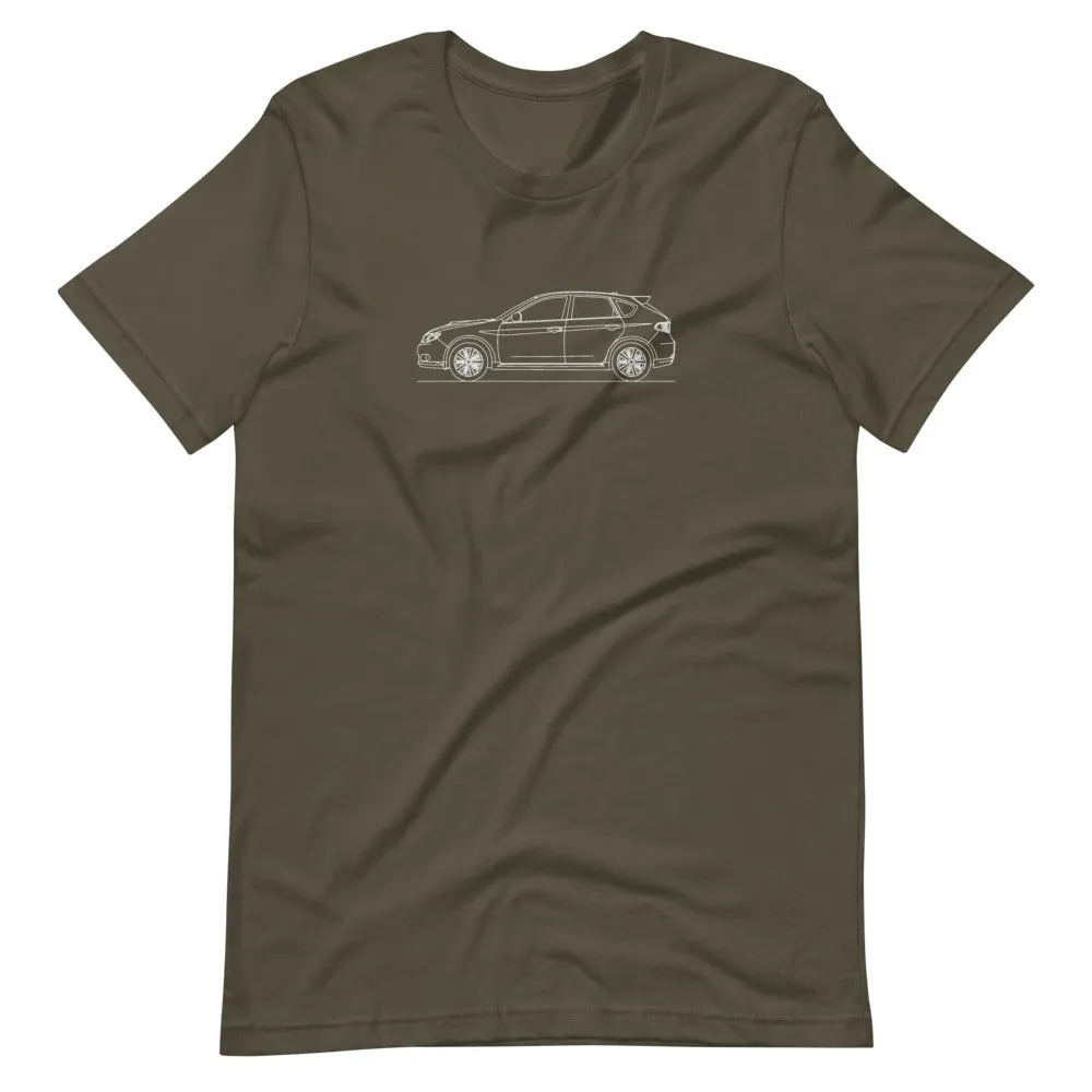 Subaru Impreza WRX Hatchback Outline T-shirt