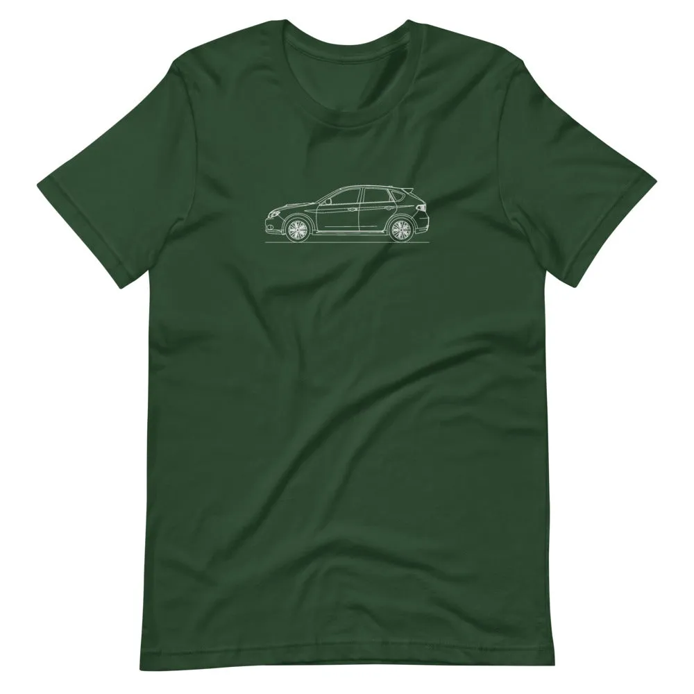 Subaru Impreza WRX Hatchback Outline T-shirt