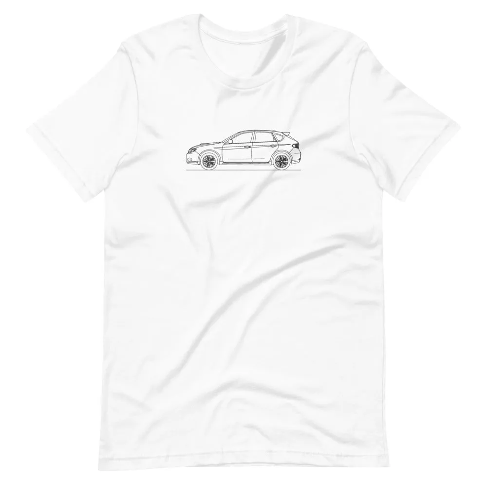 Subaru Impreza WRX Hatchback Outline T-shirt