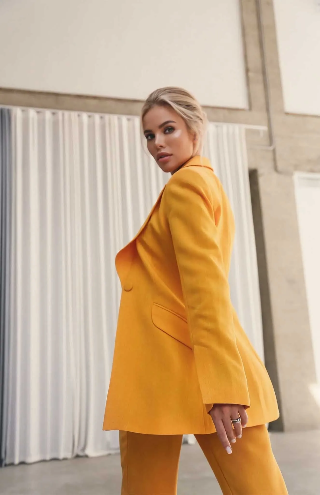 Sunshine | Yellow Blazer Sets