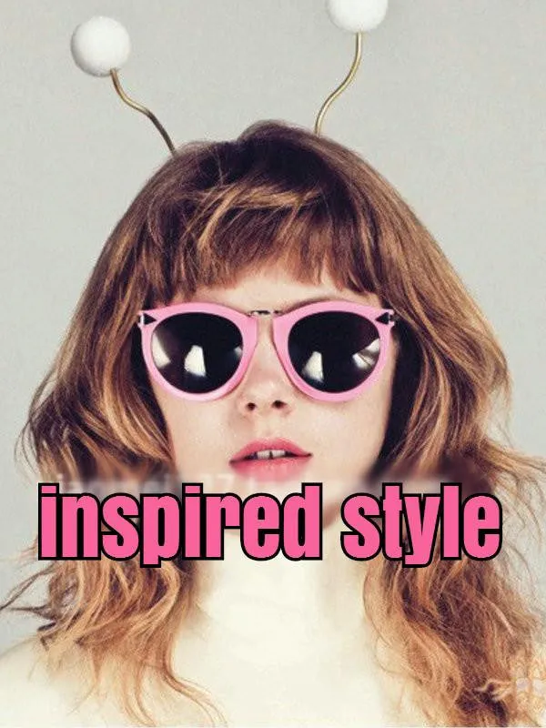 sweet pink black arrow sunglasses
