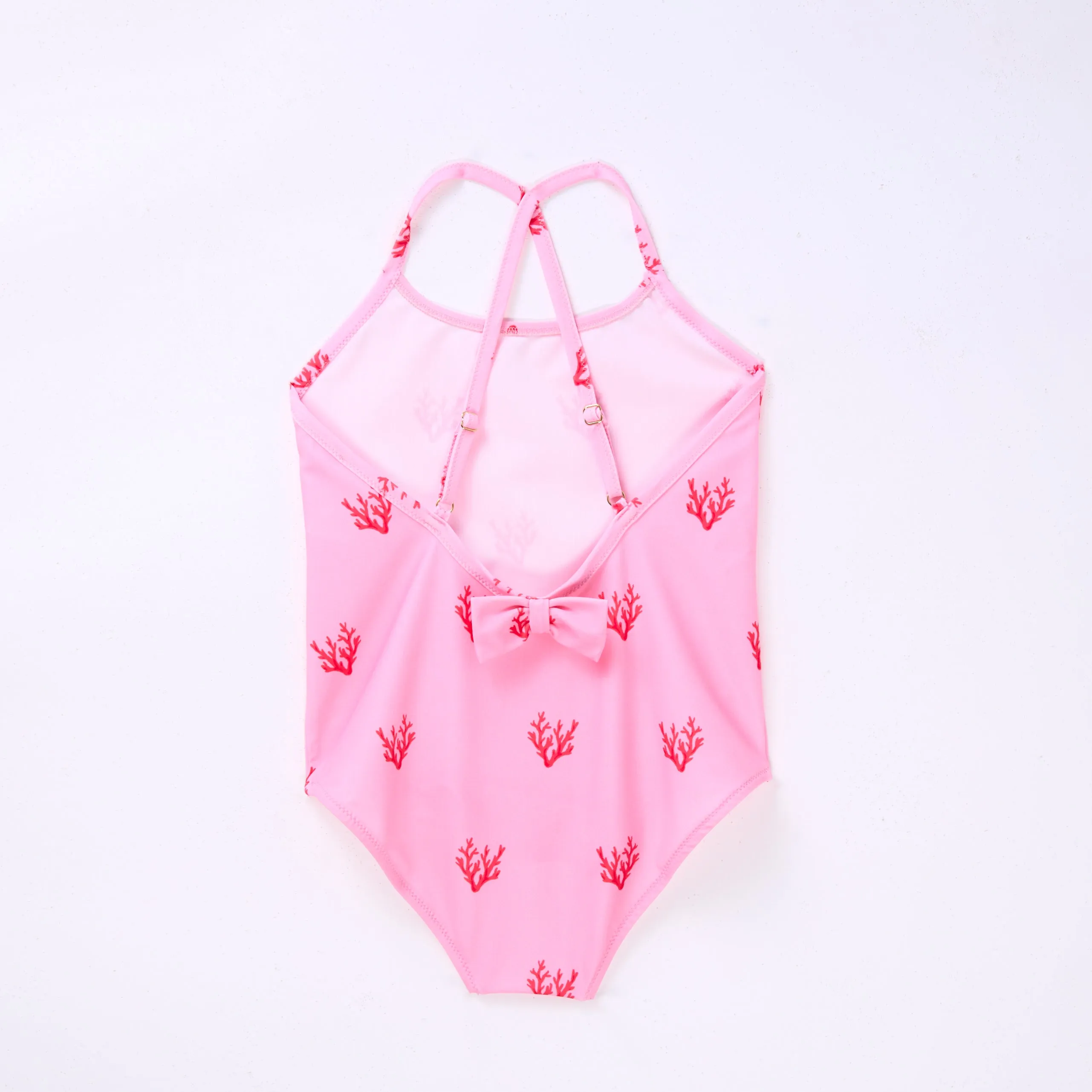 Swim Girl One Piece -  Coral Rose