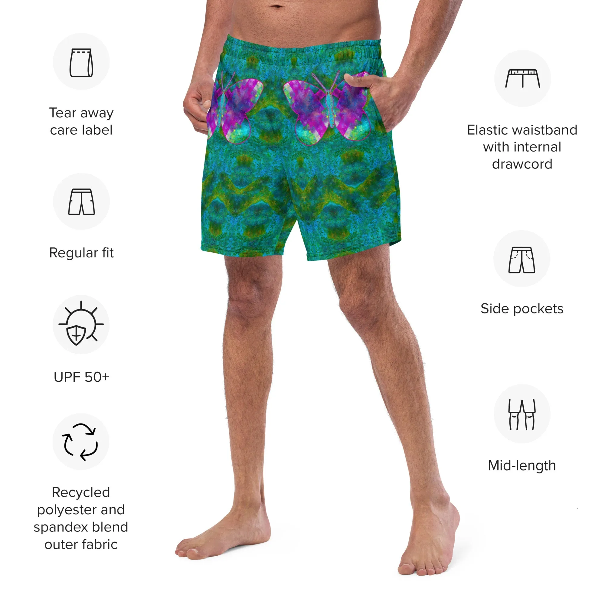 Swim Trunks (Virilis)(Butterfly Glade Denizen) RJSTH@Fabric#11 RJSTHS2023 RJS