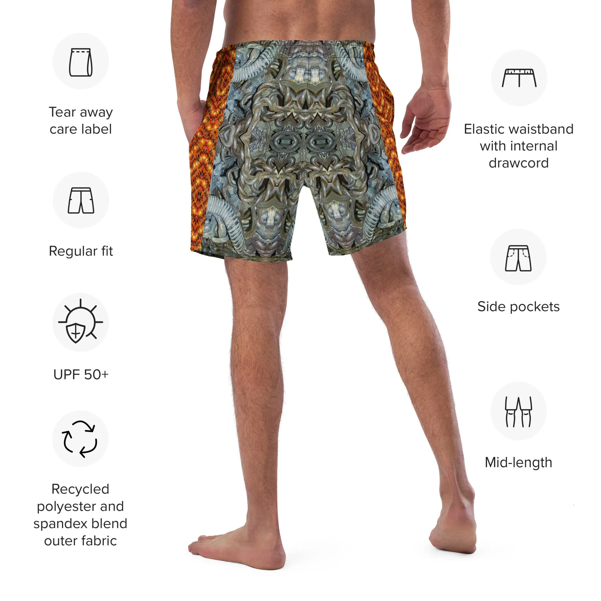 Swim Trunks (Virilis)(GNHV 8.1 Sugar Stick Twirl {Elder Gift} Orange Logo@Alchemic) RJSTHS2023 RJS