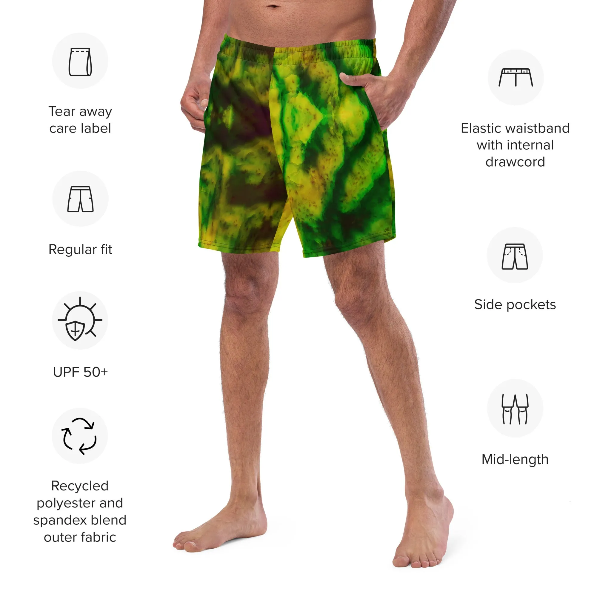 Swim Trunks (Virilis)(Purely Jade Light) RJSTHS2023 RJS