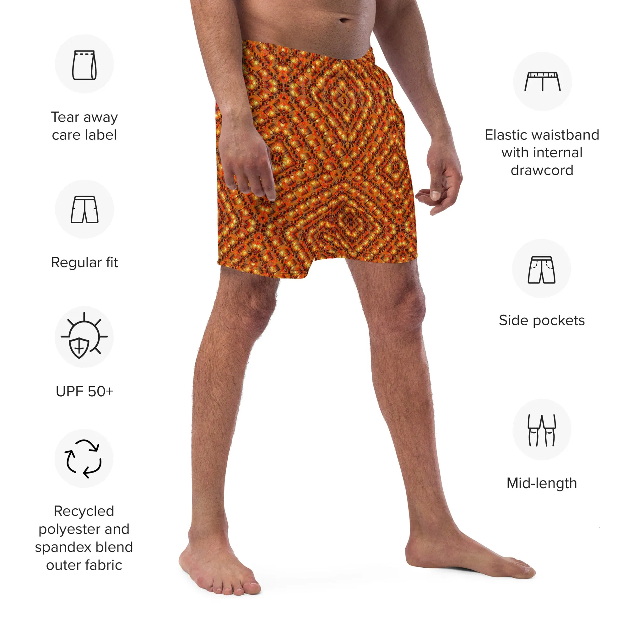 Swim Trunks (Virilis)(Sugar Stick Twirl {Elder Gift} Orange Logo@Alchemic) RJSTHS2023 RJS