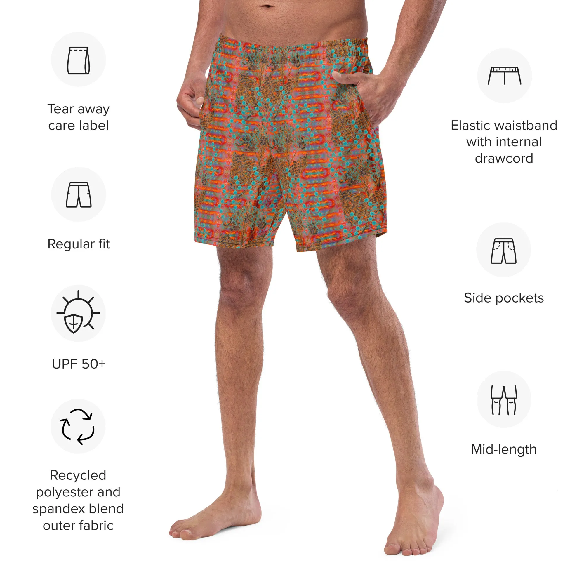 Swim Trunks (Virilis)(WindSong Flower) RJSTH@Fabric#12 RJSTHS2023 RJS