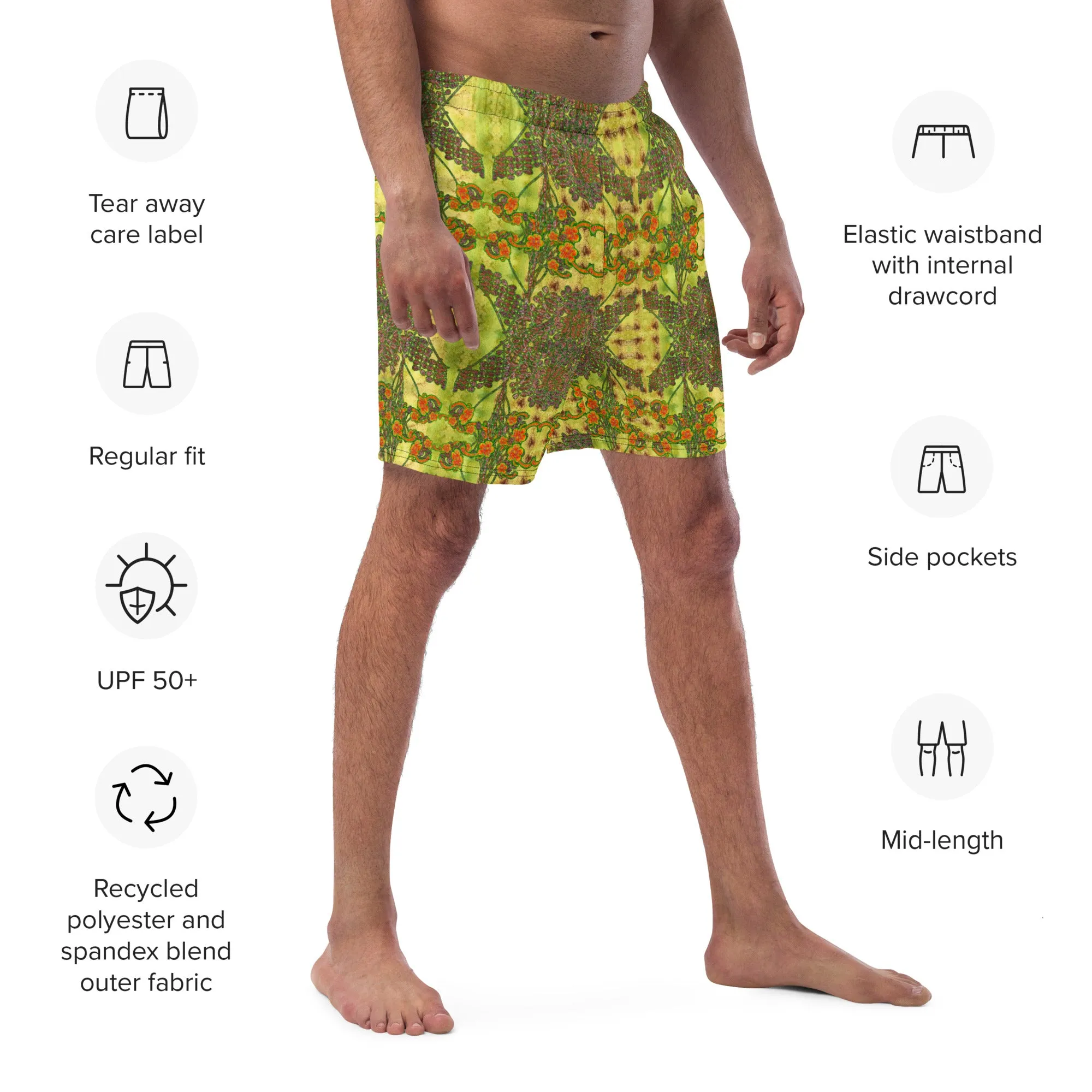 Swim Trunks (Virilis)(WindSong Flower) RJSTH@Fabric#2 RJSTHS2023 RJS