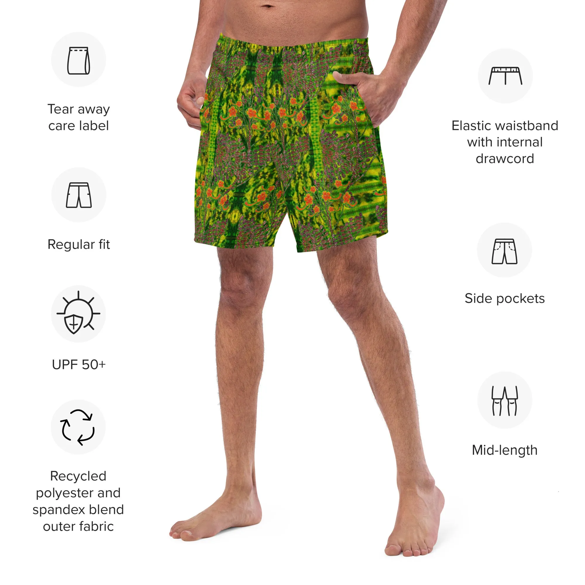 Swim Trunks (Virilis)(WindSong Flower) RJSTH@Fabric#3 RJSTHS2023 RJS
