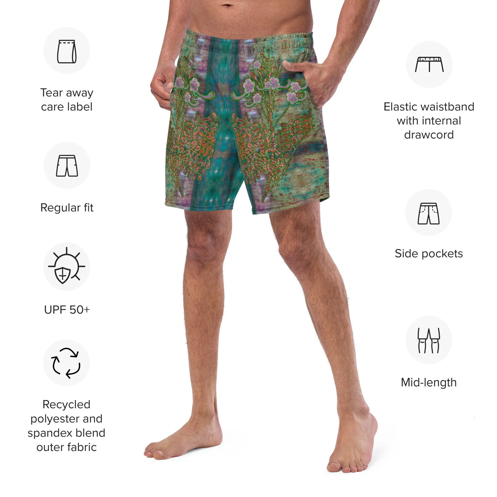 Swim Trunks (Virilis)(WindSong Flower) RJSTH@Fabric#4 RJSTHS2023 RJS