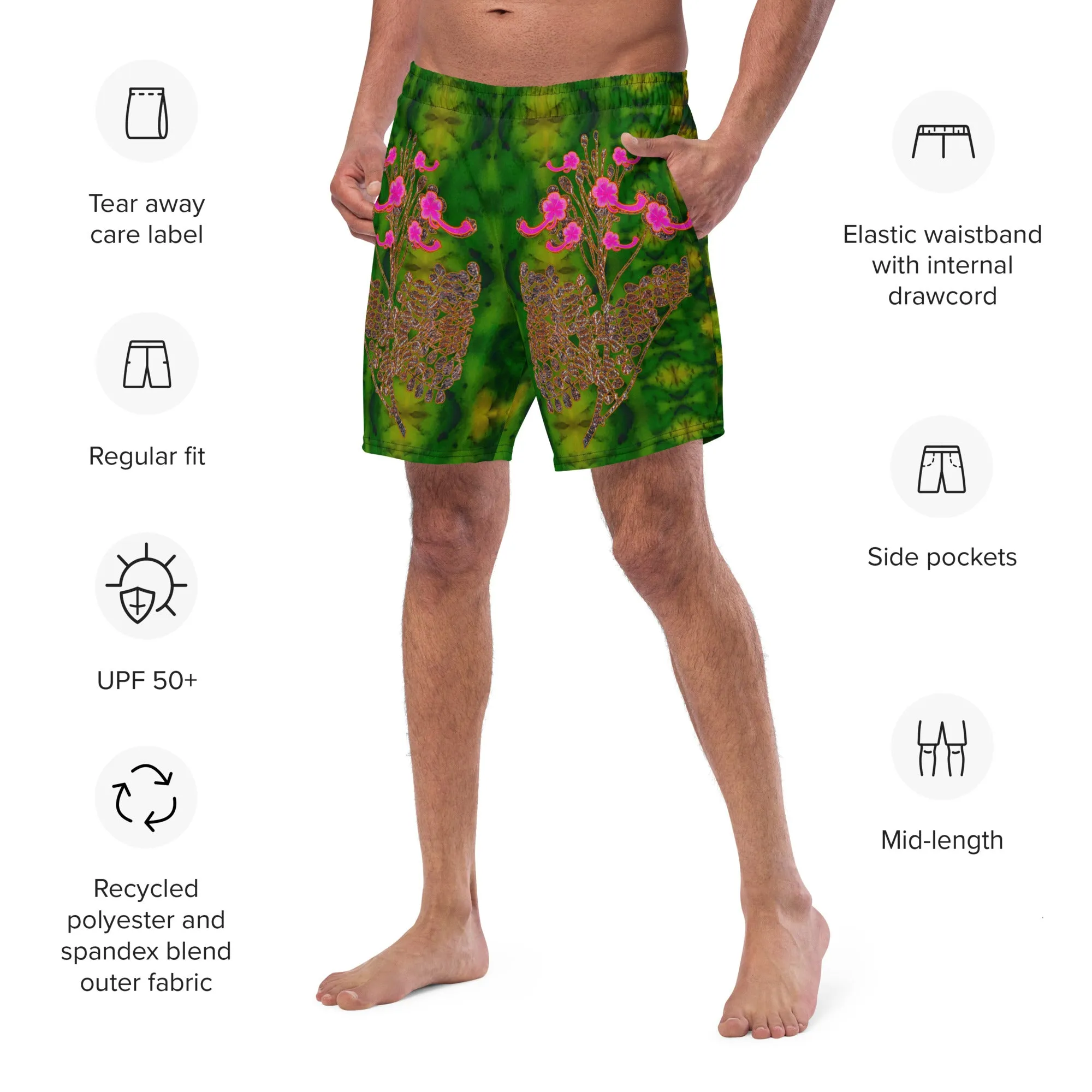 Swim Trunks (Virilis)(WindSong Flower) RJSTH@Fabric#7 RJSTHS2023 RJS
