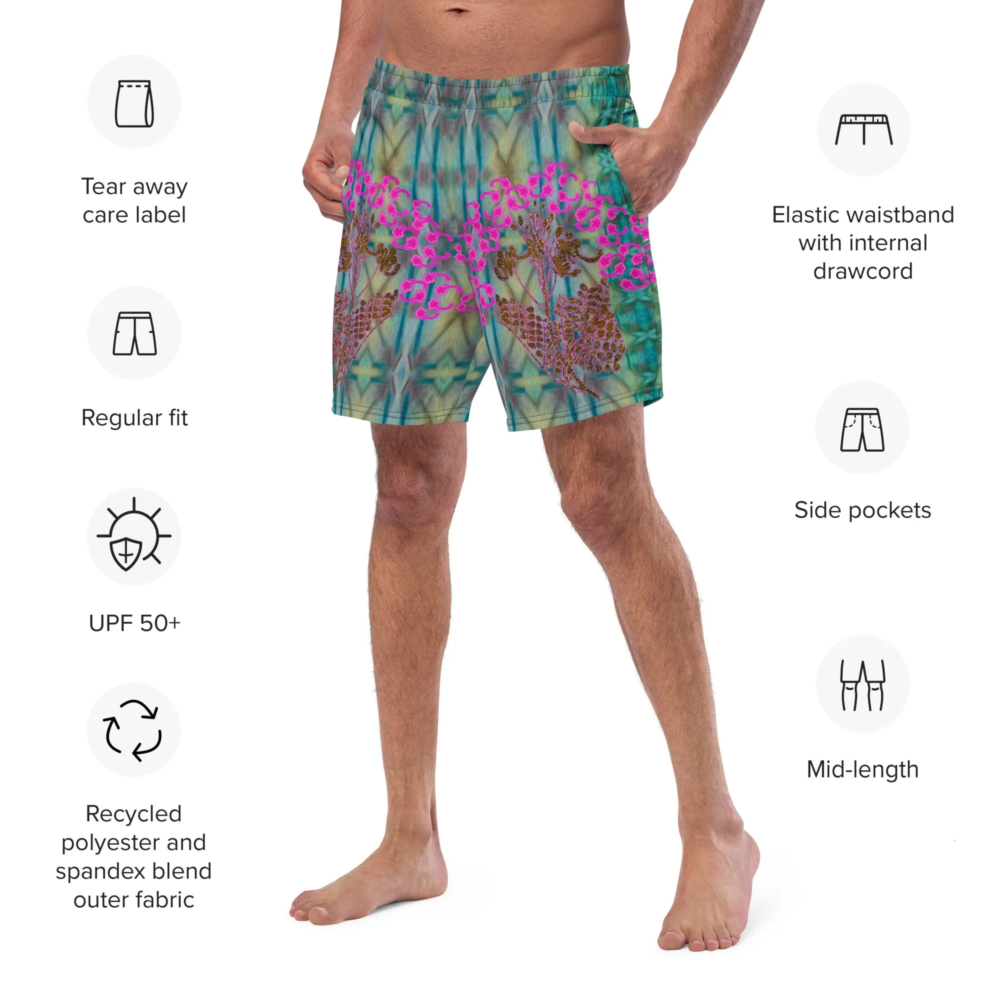 Swim Trunks (Virilis)(WindSong Flower) RJSTH@Fabric#9 RJSTHS2023 RJS