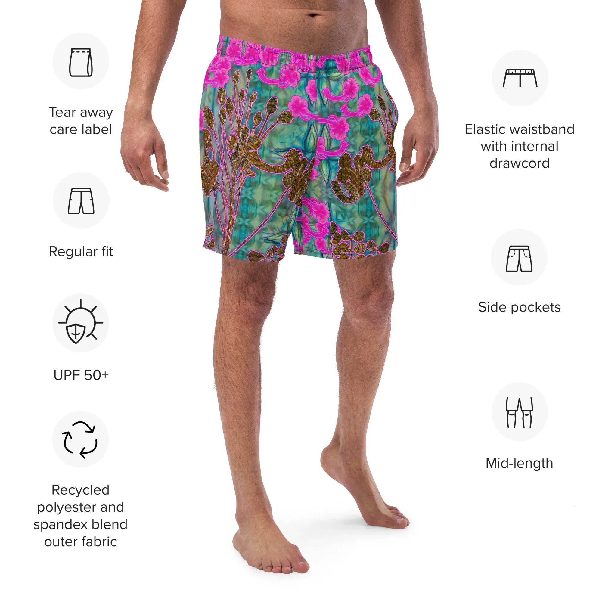 Swim Trunks (Virilis)(WindSong Flower) RJSTH@Fabric#9 RJSTHS2023 RJS