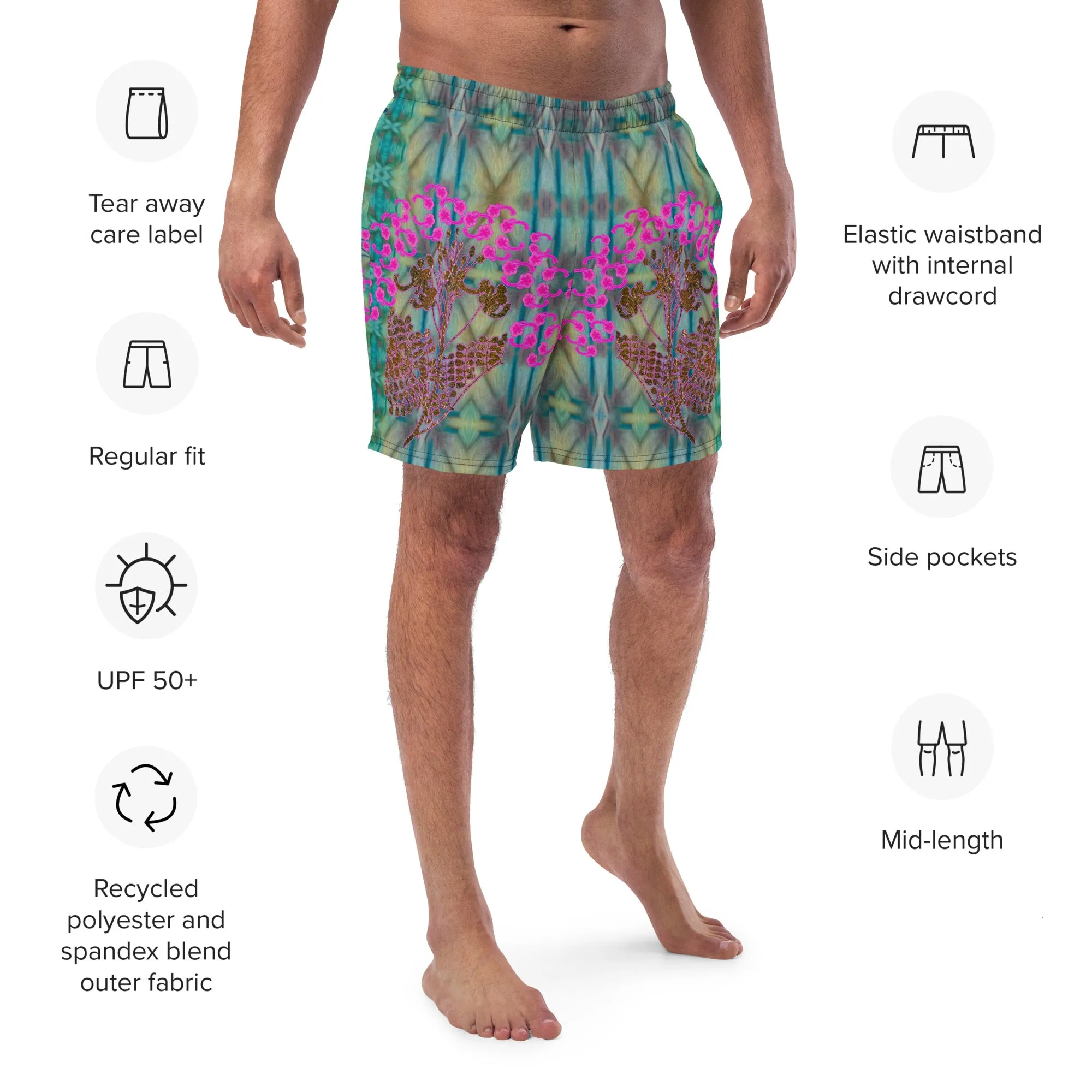 Swim Trunks (Virilis)(WindSong Flower) RJSTH@Fabric#9 RJSTHS2023 RJS