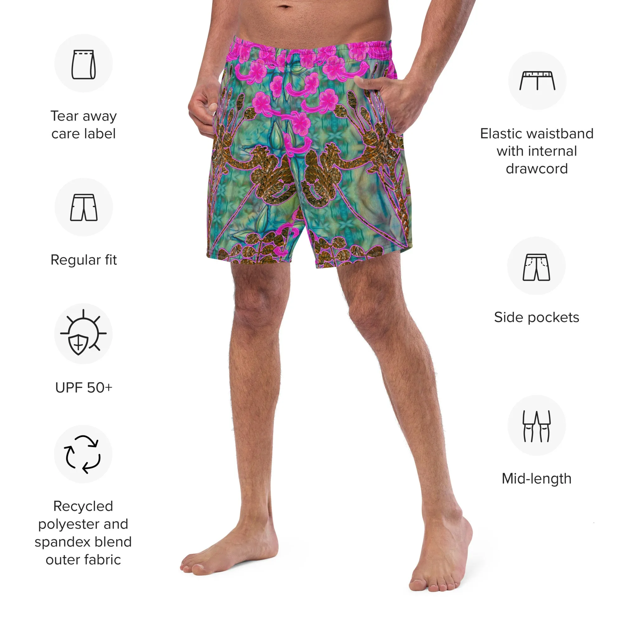 Swim Trunks (Virilis)(WindSong Flower) RJSTH@Fabric#9 RJSTHS2023 RJS
