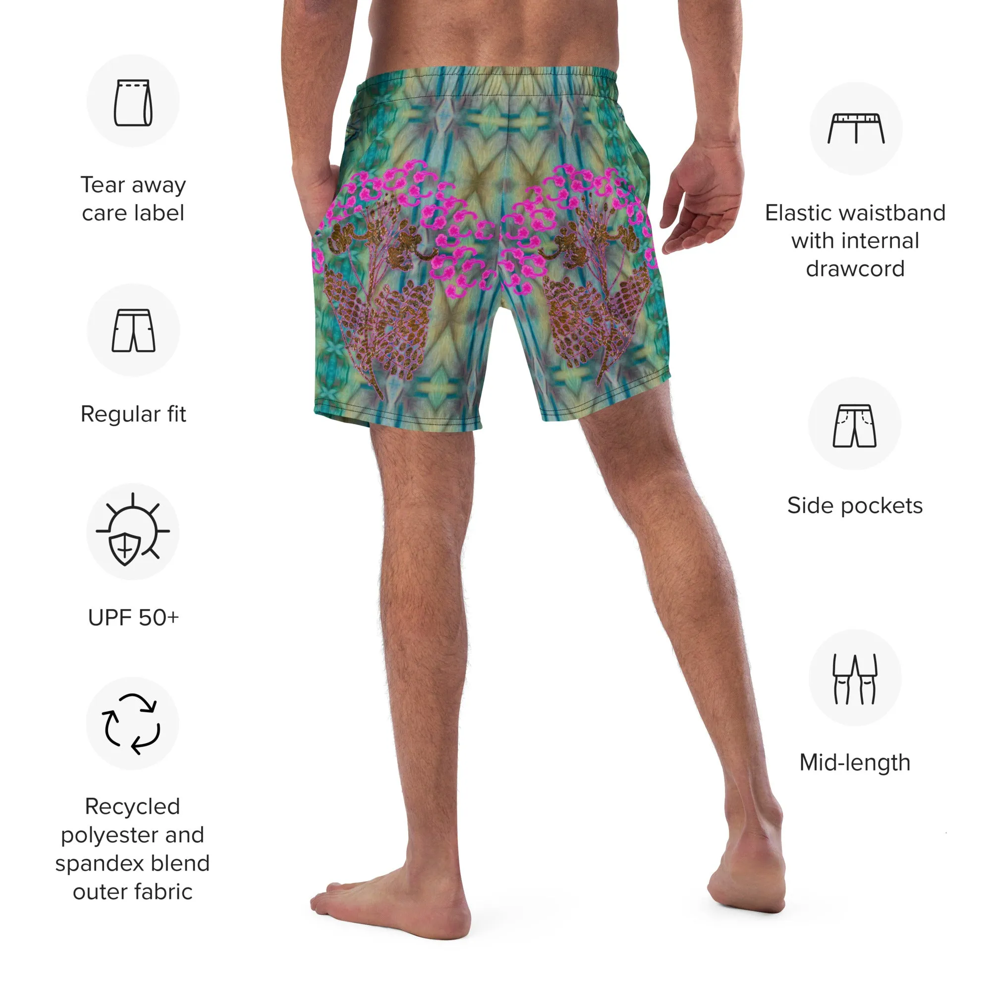 Swim Trunks (Virilis)(WindSong Flower) RJSTH@Fabric#9 RJSTHS2023 RJS