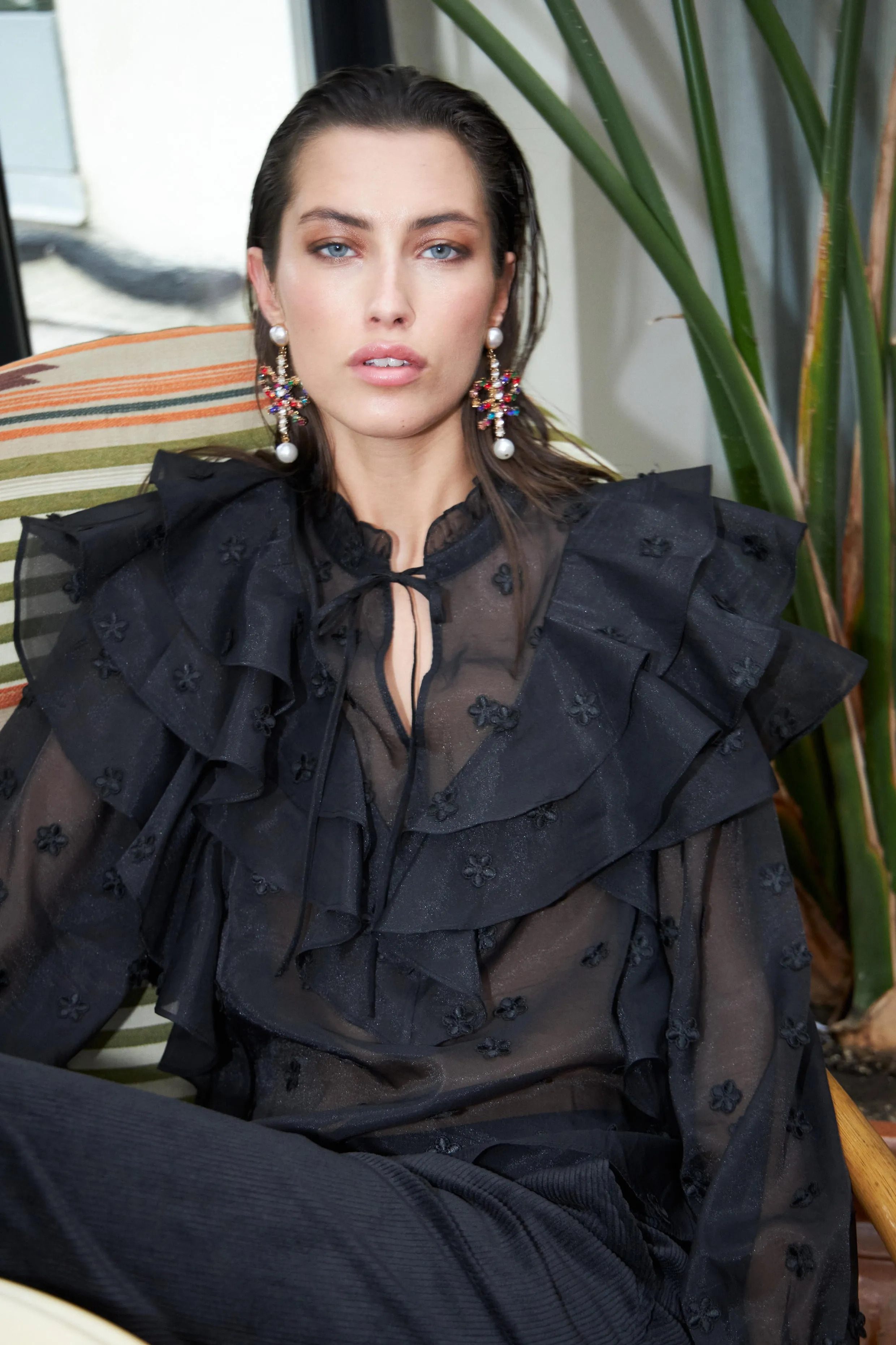 Sylviacras Blouse - Black