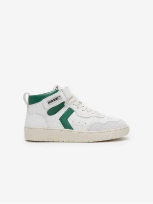 Taiga Hi Unisex Vegan Corn Leather Retro Sneakers | Green