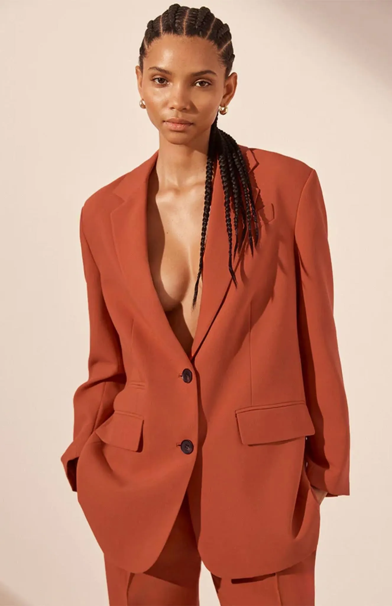 Tangerine Blazer Sets