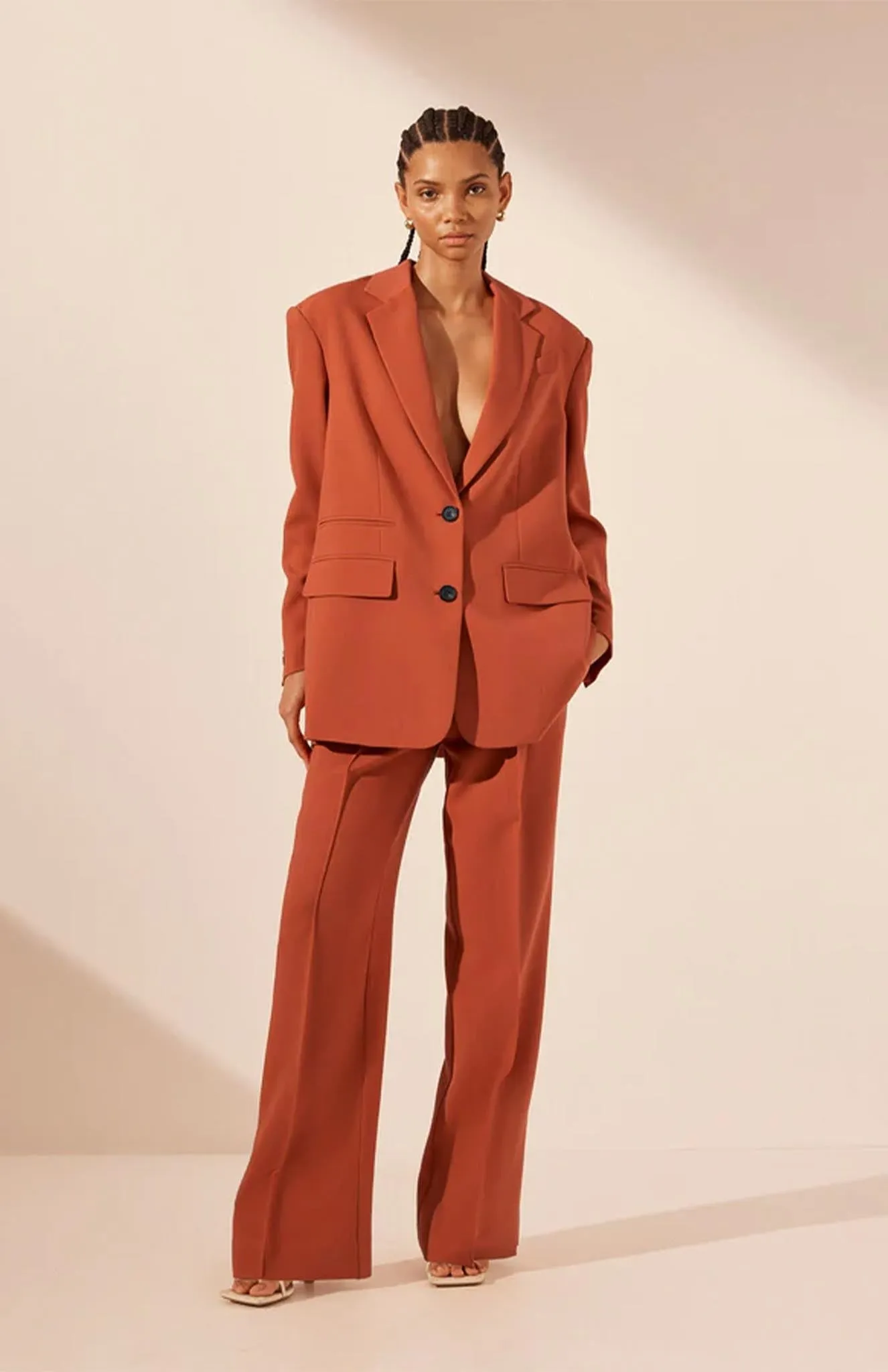 Tangerine Blazer Sets