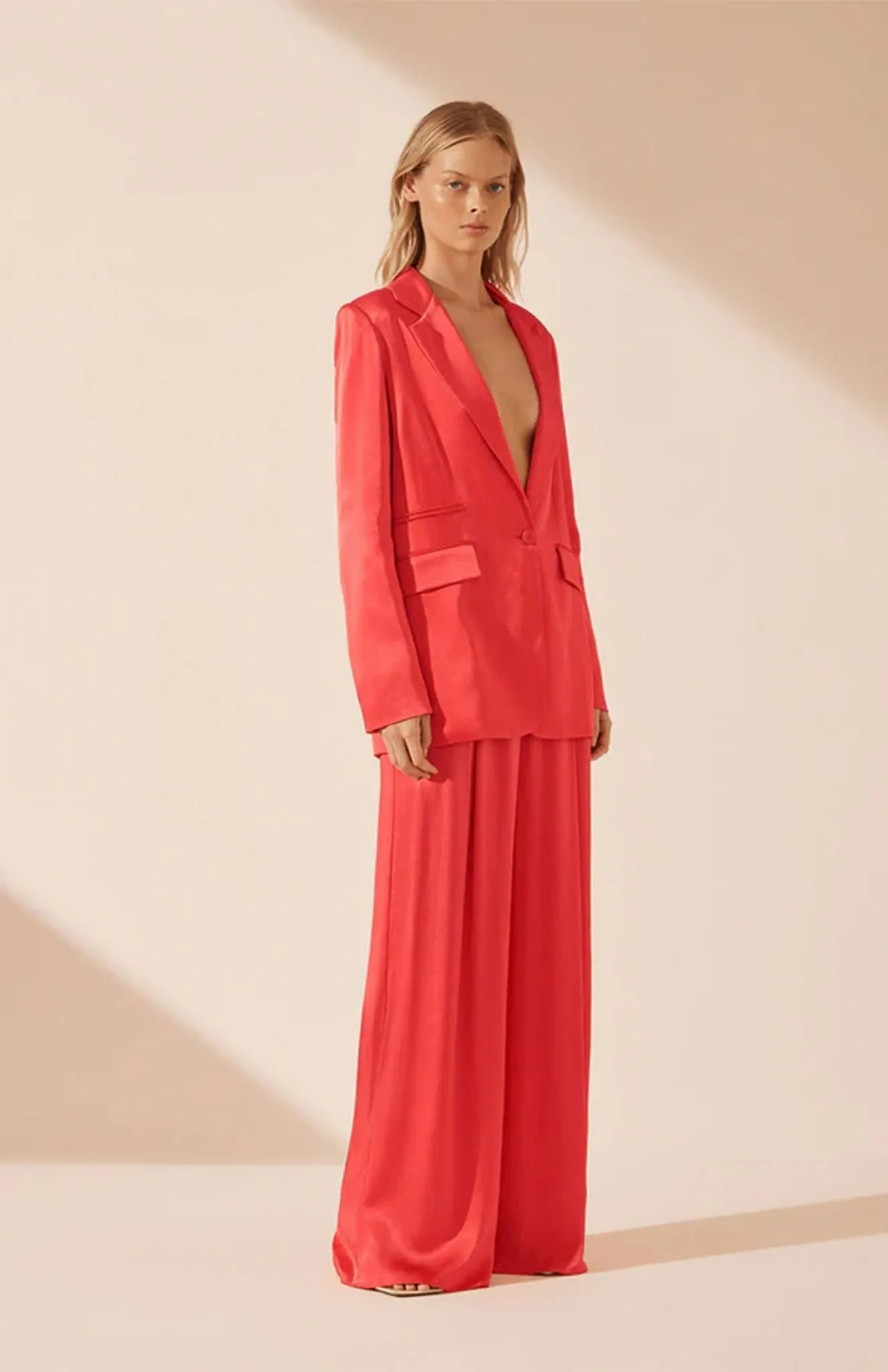 Tangerine Triumph Blazer Sets