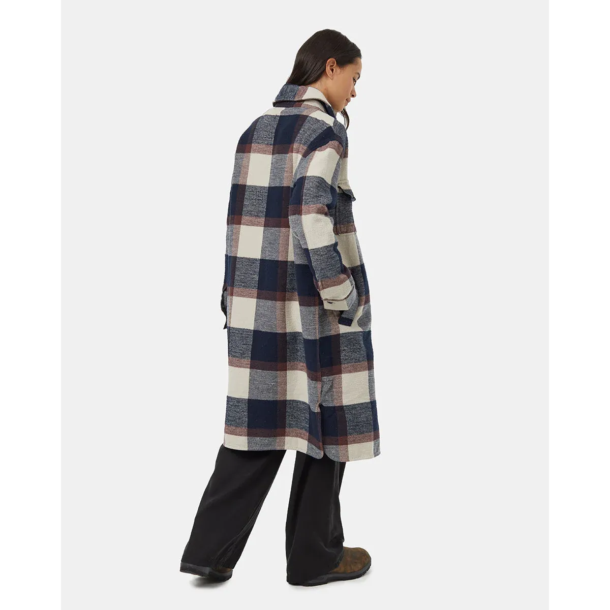Tentree Heavy Weight Flannel Long Jacket Women's