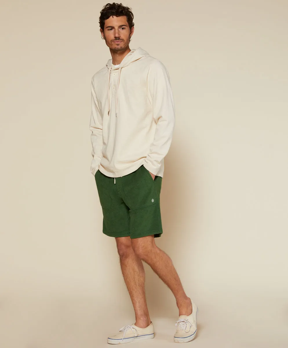 The New Denim Project Hooded Henley - Outerworn