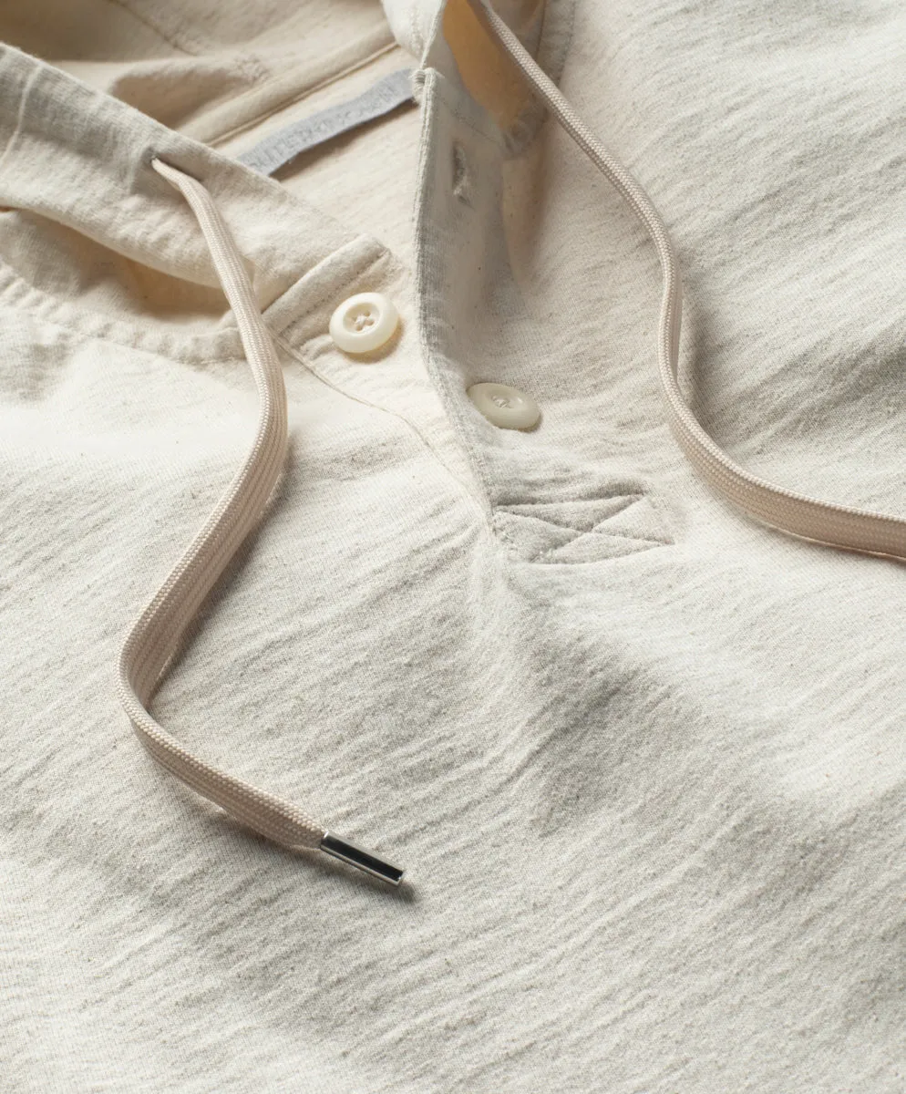 The New Denim Project Hooded Henley - Outerworn